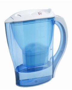 JATA JH01 filtro de agua Filtro de agua para jarra 2,5 L Azul, Transparente, Blanco