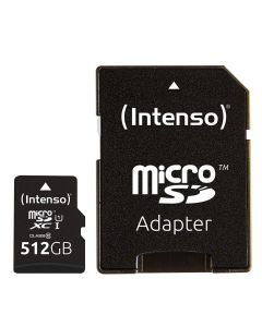 MEMORIA MICRO SDXC INTENSO 512GB UHS-I C10 C-ADAPT