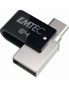 Pendrive Dual USB EMTEC 3.2 a TIPO C 64GB
