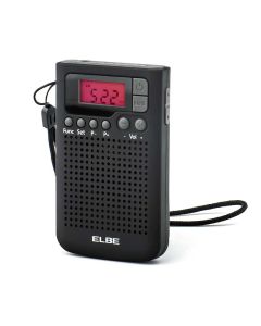 Radio de bolsillo Elbe RF93 Digital Negra
