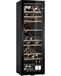 Bosch Serie 6 KWK36ABGA enfriador de vino Nevera de vino Independiente Negro 199 botella(s)