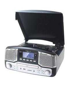 GIRADISCOS NEVIR NVR-812 NEGRO CD/MP3/USB/SD