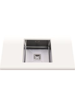 Edesa Makalu BE 40x40 1C Plus R-10 Fregadero empotrado Plaza Acero inoxidable