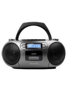 RADIO CD AIWA BBTC550MG GRIS CASSETTE BLUETOOTH
