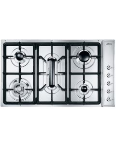 Encimera Gas Smeg SE93SGH3 5 Zonas Gas Natural 90 cm Inox
