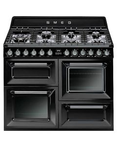 Smeg TR4110BL1 cocina Cocina independiente Encimera de gas Negro A
