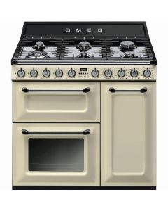 Smeg TR93P cocina Cocina independiente Encimera de gas Crema de color A