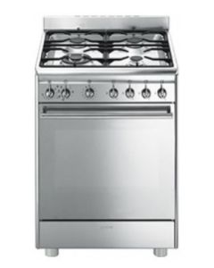 Cocina Gas Smeg CX68FM8-2 4 Zonas 60 cm Inox