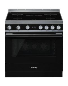 Cocina InducciÃ³n Smeg CPF9IPBL Clase A+ 5 Zonas Horno PirolÃ­tico Negro
