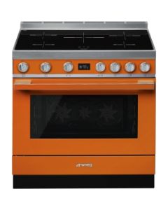 Smeg CPF9IPOR cocina Cocina independiente Con placa de inducción Naranja A+