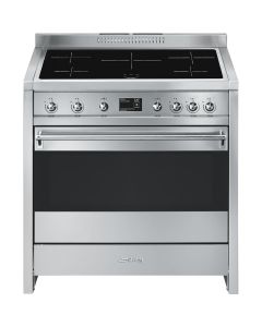 Cocina Gas Smeg A1PYID-9 5 Zonas inox 90 cm