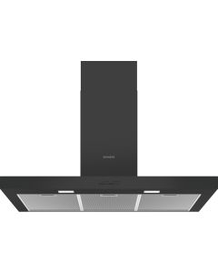 Siemens iQ100 LC96BBC60 campana De pared Negro 619 m³/h B