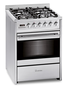 COCINA GAS 4Z MEIRELES E610XST 60CM BUT.