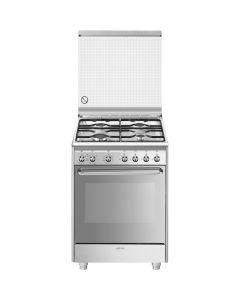 Cocina Gas Smeg CX60SV9 4 Zonas Inox 60 cm