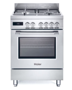 COCINA GAS HAIER HGM64TC1X 4Z 60CM INOX