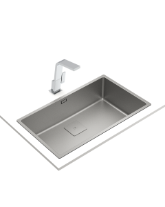 Teka 115000063 fregadero Fregadero encastrado bajo encimera Rectangular Acero inoxidable