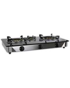 Orbegozo FO 3520 hobs Negro, Acero inoxidable Encimera Encimera de gas 3 zona(s)