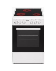 Infiniton CC-V350G cocina Cocina independiente Cerámico Negro, Blanco A