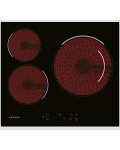 Placa vitrocerámica Infiniton VIT3P54W 3 zonas 60cm detección de oll