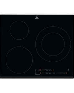 EIT60342 Serie 300 Induction, 60 cm, Zona 5,2 kW, 3 zonas: 28 cm, 21 cm y 14,5 cm, Controles Slider 