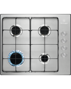 KGS6404SX Serie 300 Traditional, 60 cm, 4 quemadores, Sistema de seguridad, Parillas esmaltadas, Aut