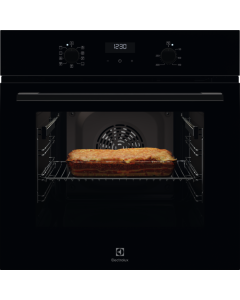 OEF5H50BK Serie 600, 72L.,60 cm., Cristal Negro., Aqua Clean, Multif. 7, Display LED, Mandos escamot