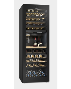 KWT 4999 F obsw Acondicionador de vino libre instalación, 201,3 x 69,7 cm, acero negro & negro obsid
