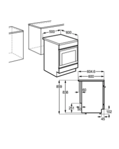 COCINA ELECTROLUX LKR540066X (85x60x60)