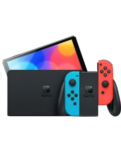 Consola Nintendo Switch OLED 7´´, Joy-Con, 64 GB, Azul y Rojo Neón