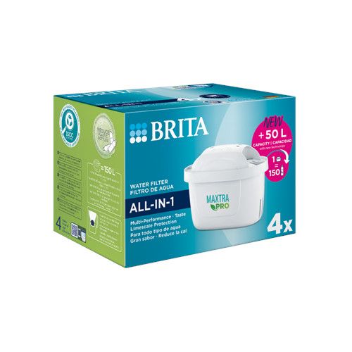 BRITA - MAXTRA PRO All-in-1 - Cartucho de filtro de agua para jarras 